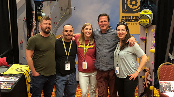 Perfect Descent Team at CWA 2018 Perfect Descent Team at CWA 2018